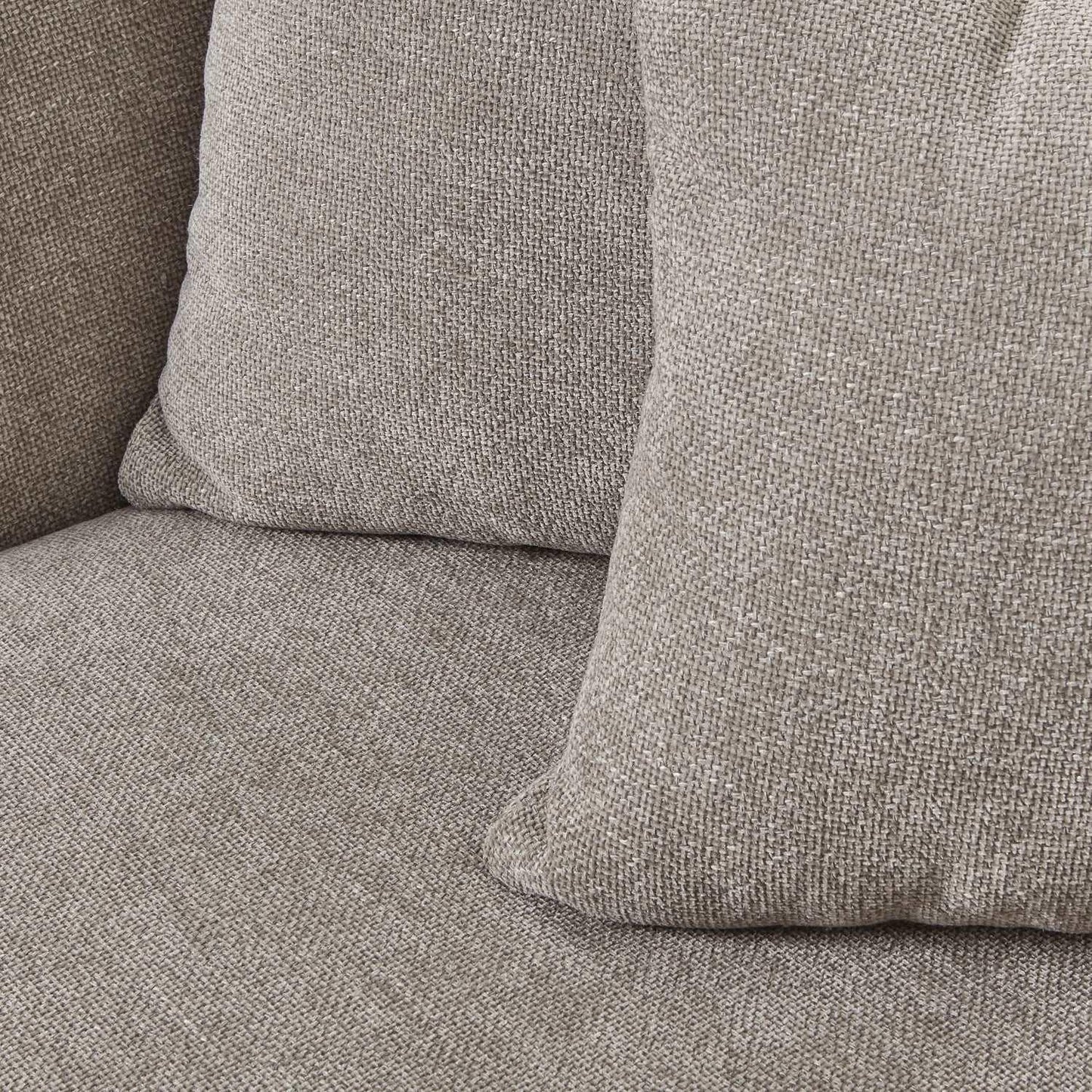 Vesper Taupe Cushion Back Snuggle Chair - SEET London