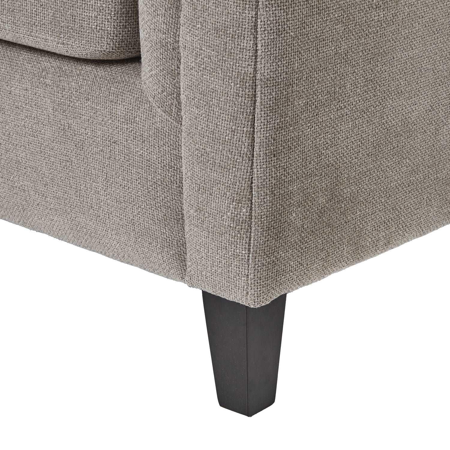 Vesper Taupe Cushion Back Three Seater Sofa - SEET London