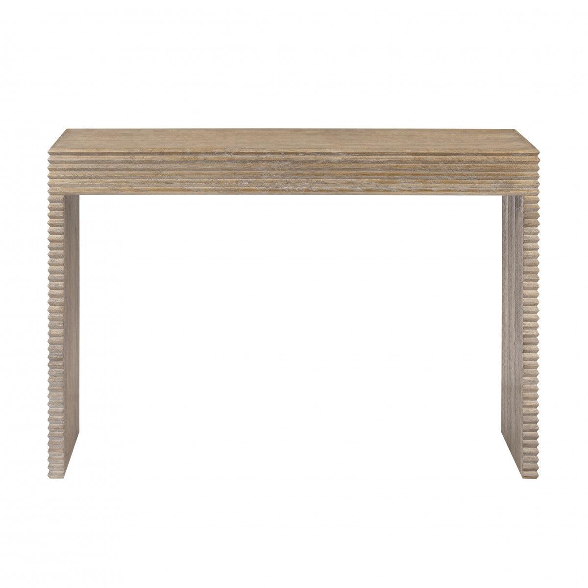 Wickham Ribbed Oak Console - SEET London