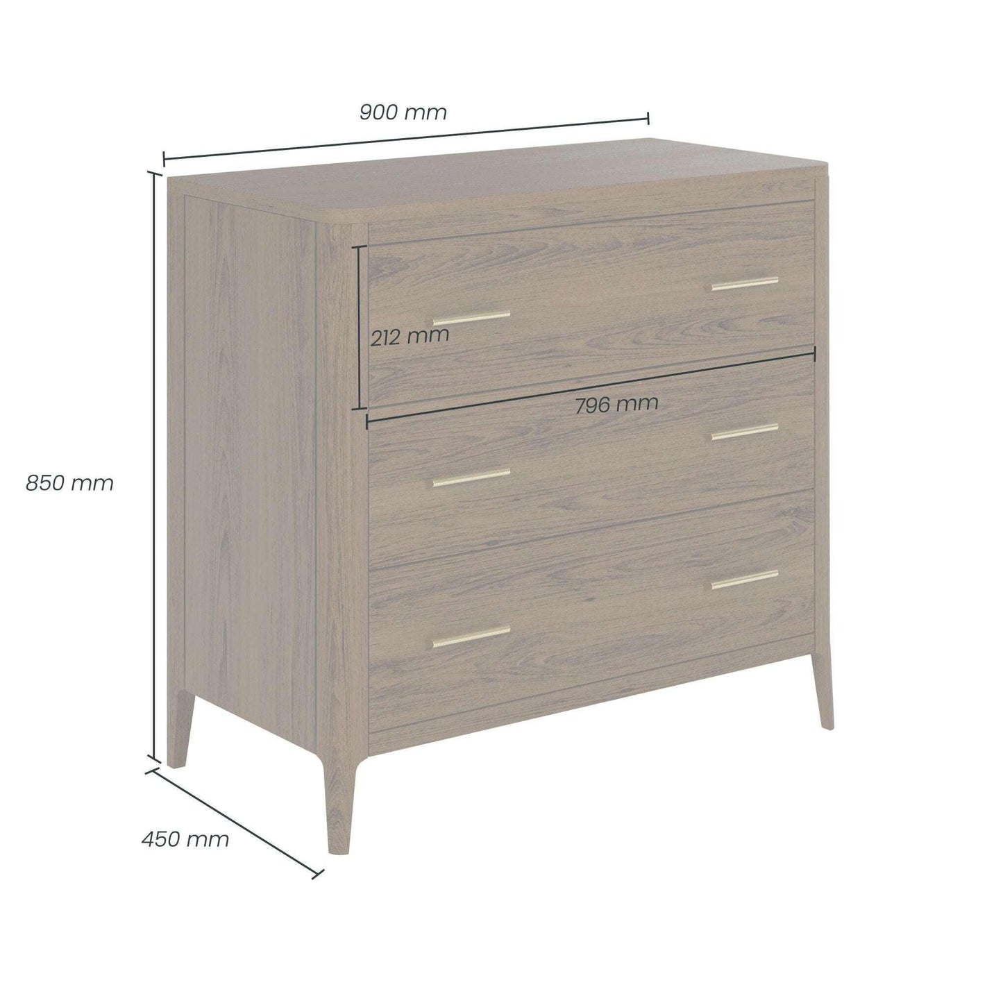 Abberley Chest Of Drawers | Brown - SEET London