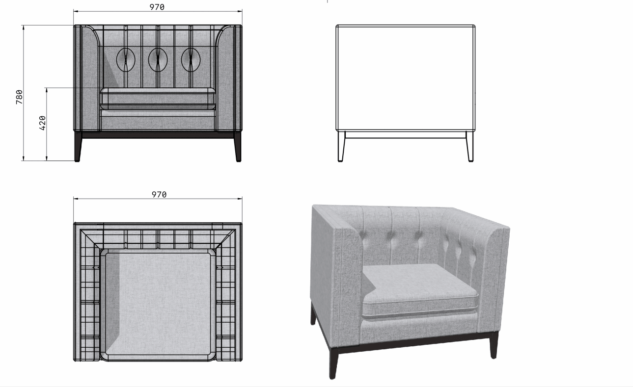 Kensington Armchair | SEET BESPOKE - SEET London